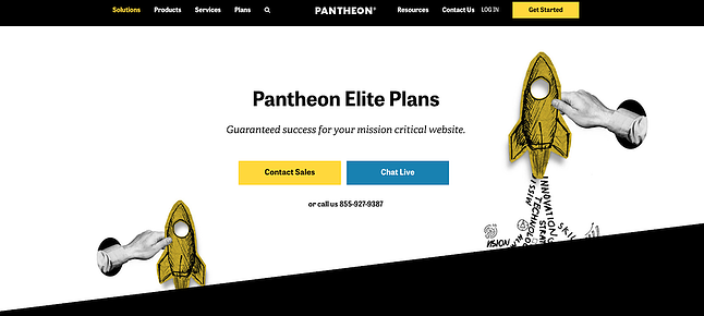 Alternativas VIP de WordPress - Sitio web de Pantheon