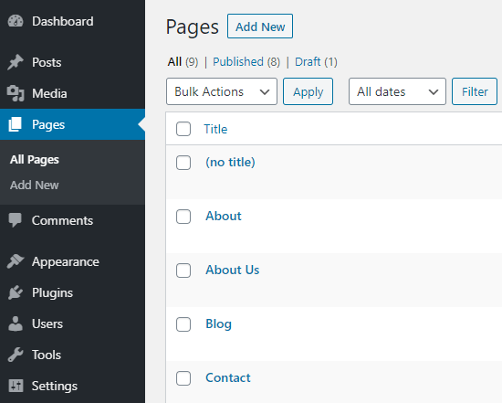 paginas nuevas