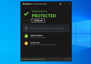 Interfaz gratuita de Bitdefender bitdefender gratis