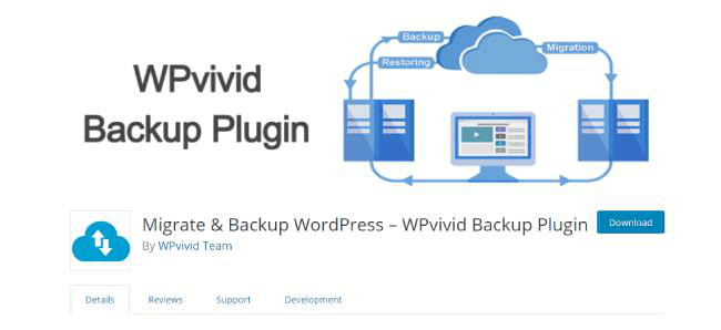 Complemento de copia de seguridad WPvivid