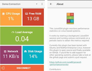 Aplicación JuiceSSH SokSSH