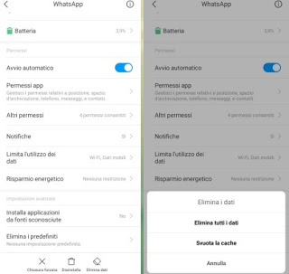 caché de WhatsApp