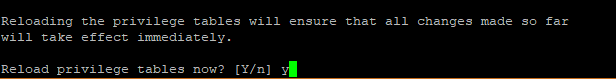 recargar base de datos