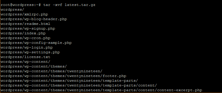 Ubuntu WordPress instalado