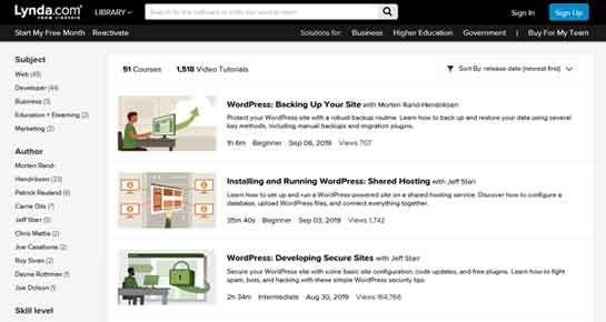 Lynda.com Linkedin Aprendizaje