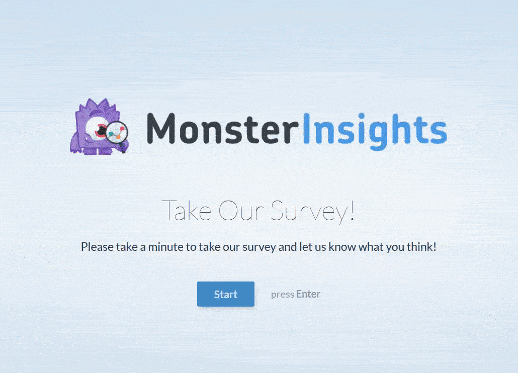 Formulario conversacional creado con el complemento WPForms