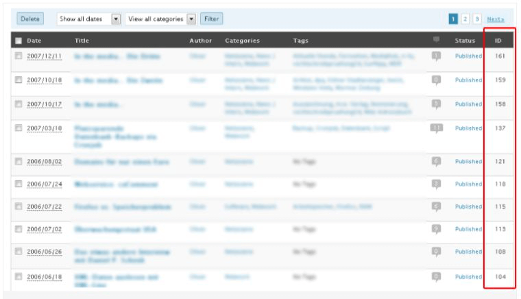 etiquetas de medios, publicaciones