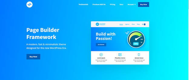 Tema de WordPress en Pagebuilder