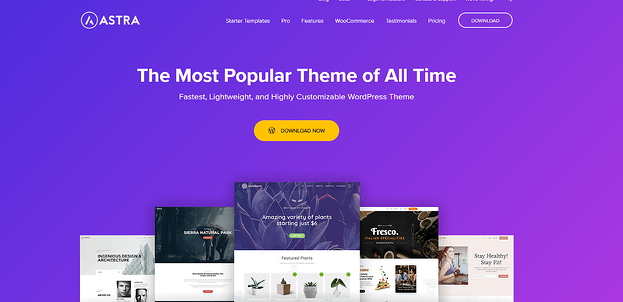 Tema WordPress de Astra