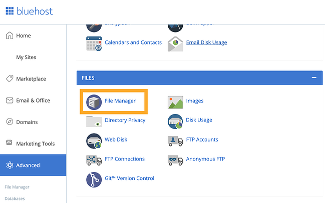 comprobación de la versión de wordpress: acceso al administrador de archivos