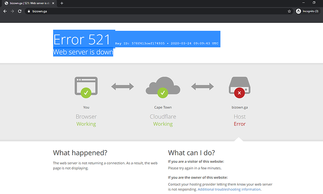 error 521