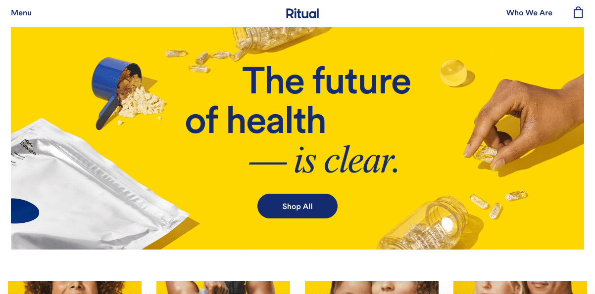 mejores páginas de inicio: Ritual