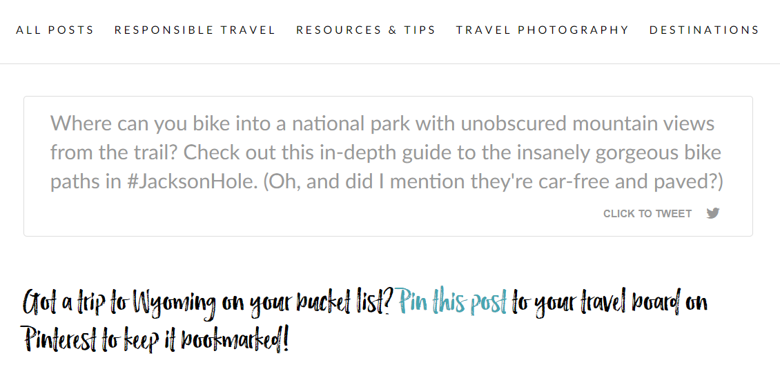 Un ejemplo de un tweet en el que se puede hacer clic