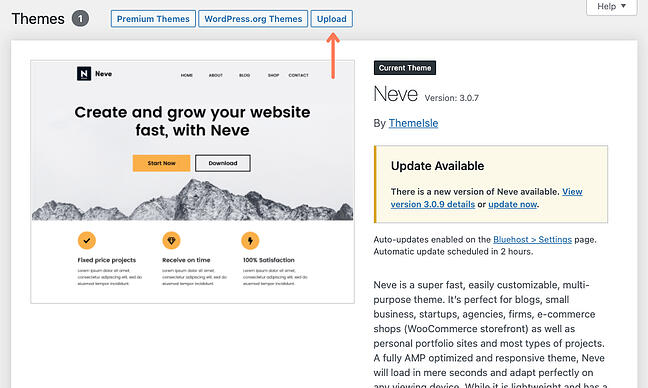 subir tema de video a wordpress