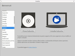 Lanzamiento de Xubuntu primera pantalla