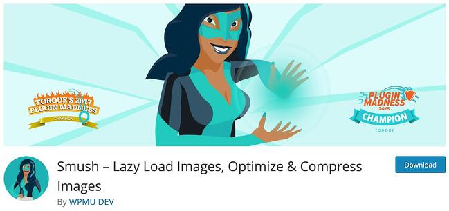 Complemento WordPress Smush compatible con dispositivos móviles