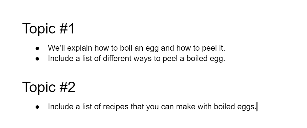 Un ejemplo de un esquema de los contenidos de un rascacielos. 