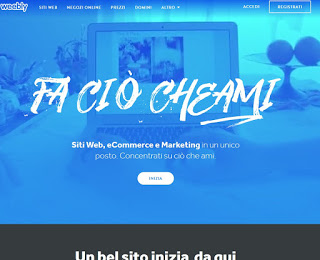 Weebly sitio web de Weebly