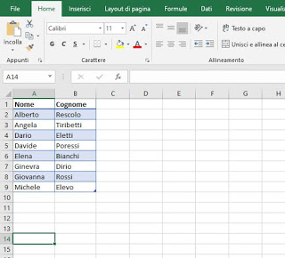 datos de Excel