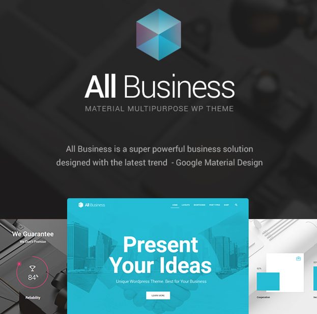 mejor tema de wordpress para diseño de materiales: todas las empresas