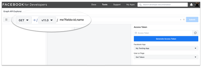 cómo usar la API de Facebook: abre Graph Explorer