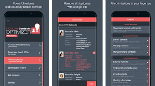 Optimizador de aplicaciones de contacto