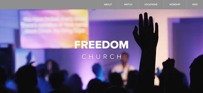 sitios web de la iglesia: Freedom Church