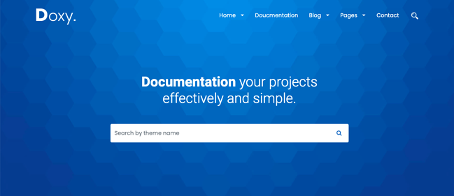 Demostración predeterminada de WordPress del tema de alojamiento DoxyLite