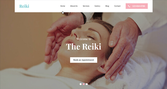 Tema de WordPress de reiki
