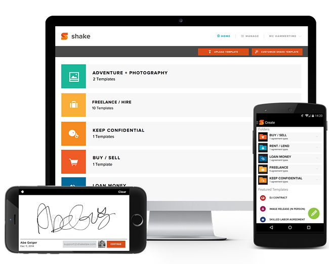 Shake - Complemento de WordPress para autónomos