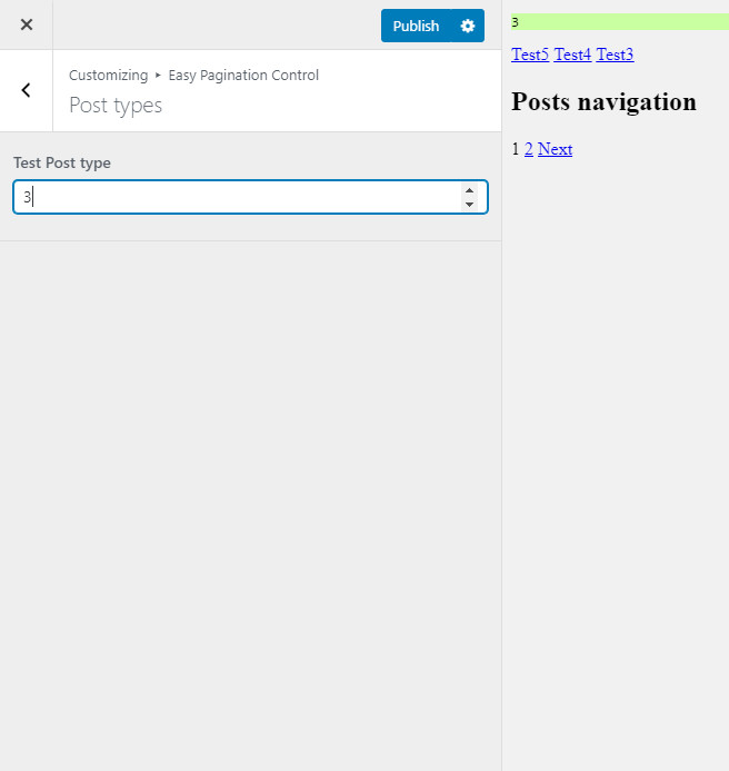 Complemento de control de paginación fácil de WordPress