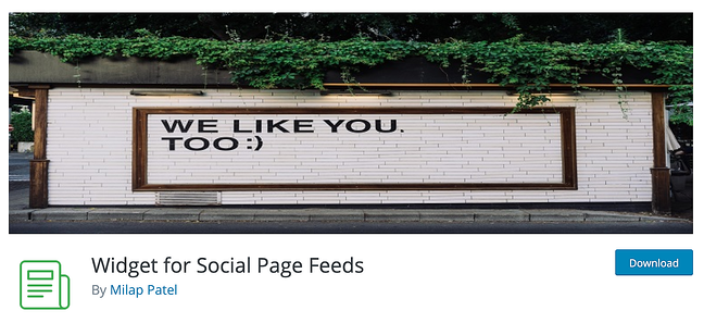 Complemento de Facebook para WordPress - Widget para redes sociales