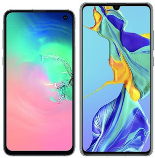 teléfono inteligente samsung huawei