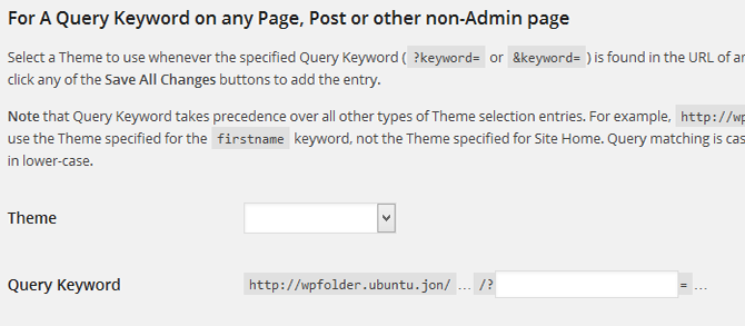 un ejemplo de cómo puede cambiar el tema de WordPress en un sitio web de wordpress