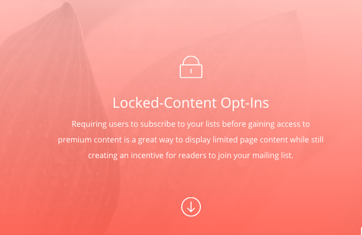 Complemento Bloom - Complemento de WordPress de Content Locker