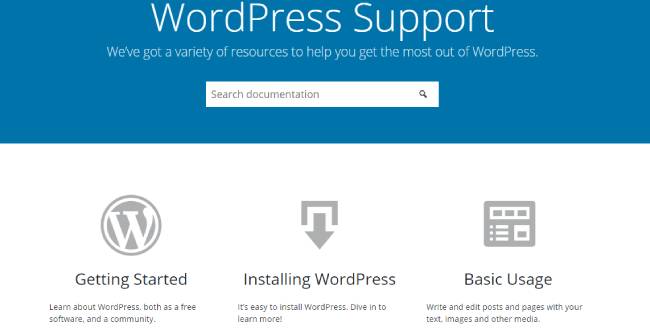 soporte de wordpress