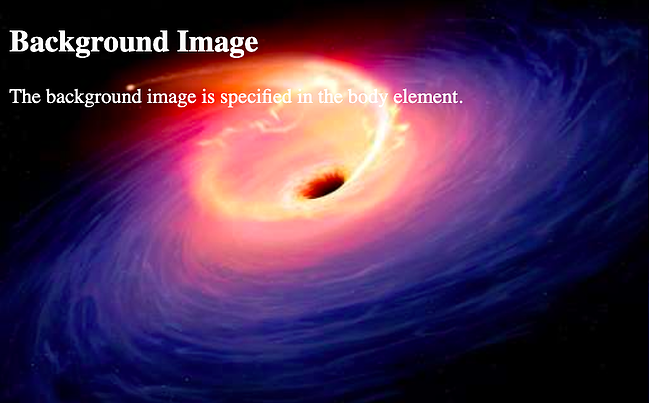 Configuración de la imagen de fondo de toda la página web en HTML