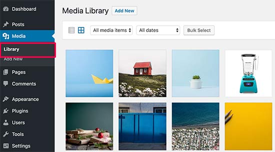 biblioteca multimedia wp