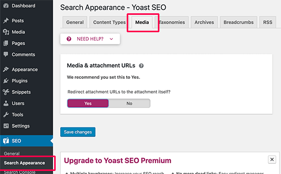 optimización de imagen yoast SEO