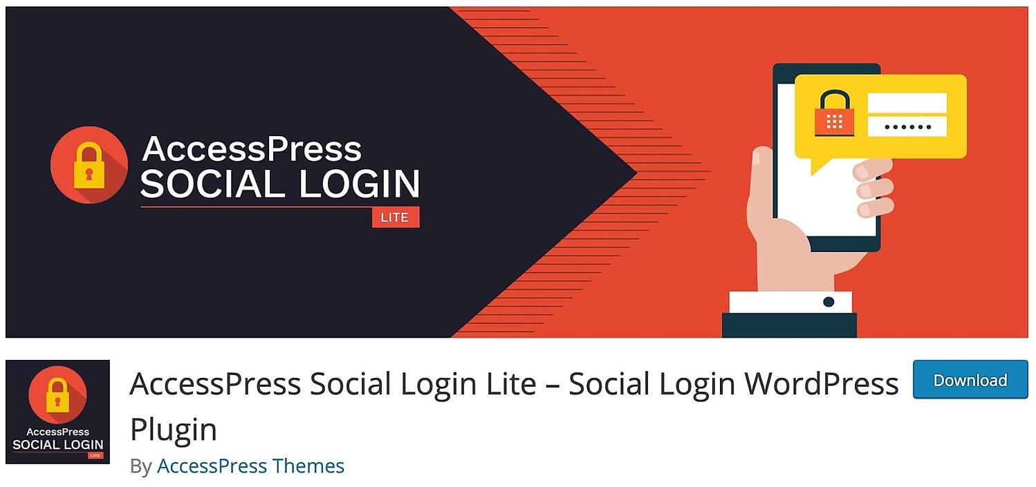 Complemento de inicio de sesión social de WordPress AccessPress