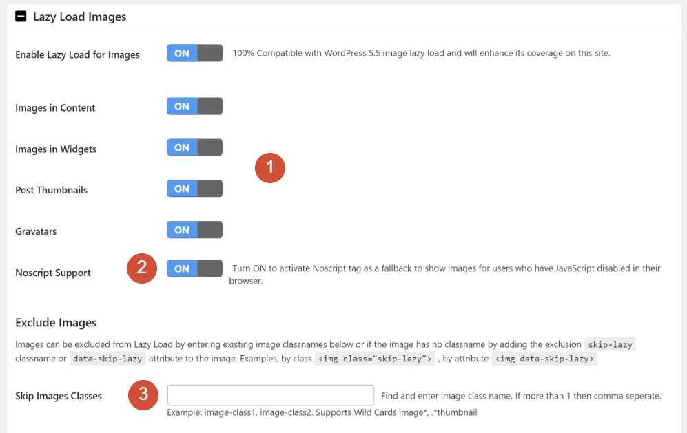 Configurar imágenes para carga diferida