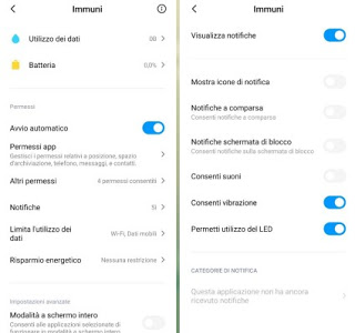Configuración de la aplicación de notificaciones Configuración de las notificaciones