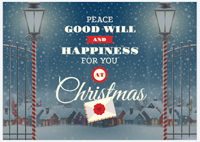 Tarjeta de felicitación: tarjeta de Navidad