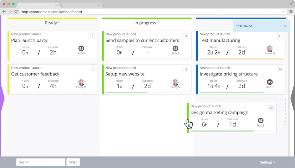 Complemento de gestión de proyectos de WordPress Kanban