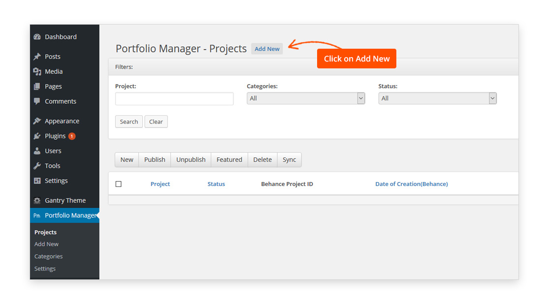 Behance-Wordpress-Project-Management-Plugin