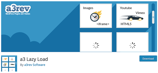 página de descarga de complementos para wordpress carga diferida complemento a3 carga diferida