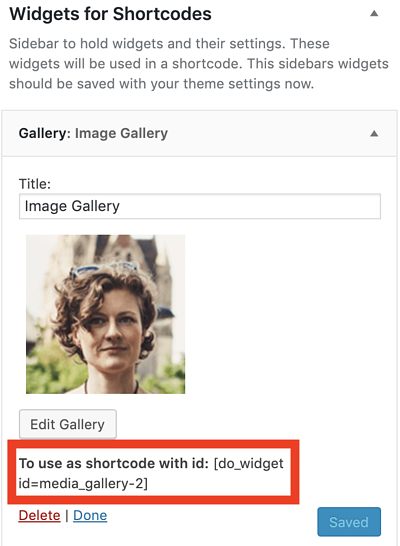 Complemento de shortcode de Amr para agregar un widget a un sitio de WordPress