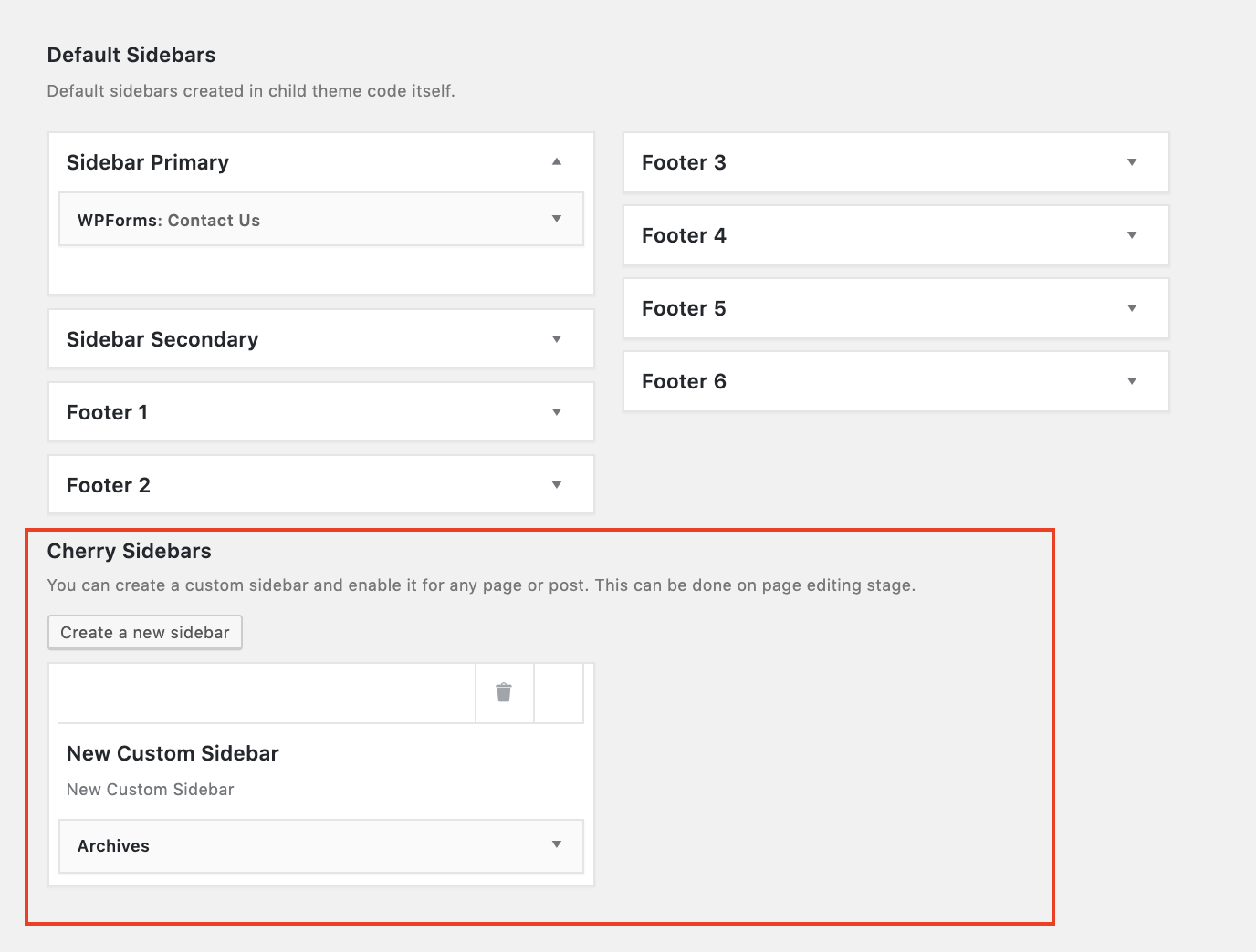 Complemento de barras laterales de cereza para agregar un widget a su sitio de WordPress