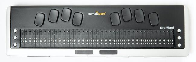 un dispositivo de actualización braille que mejora la accesibilidad de un lector de pantalla para usuarios con discapacidad visual