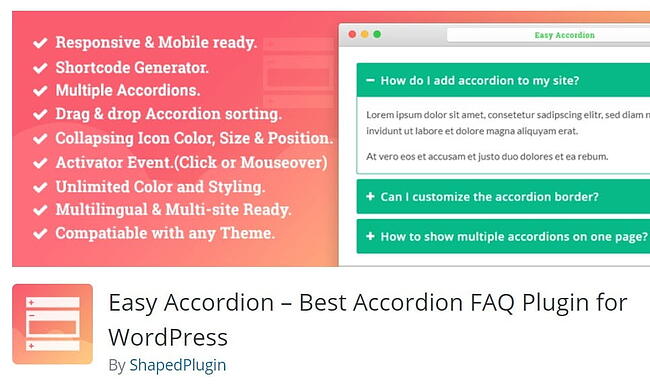 Fondo degradado de naranja a amarillo para descargar fácilmente el conector de acordeón de preguntas frecuentes de shaapedplugin